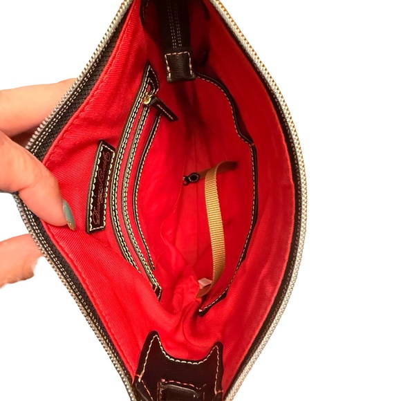 Dooney & Bourke Gray and Black Messenger Bag - Picture 9 of 15